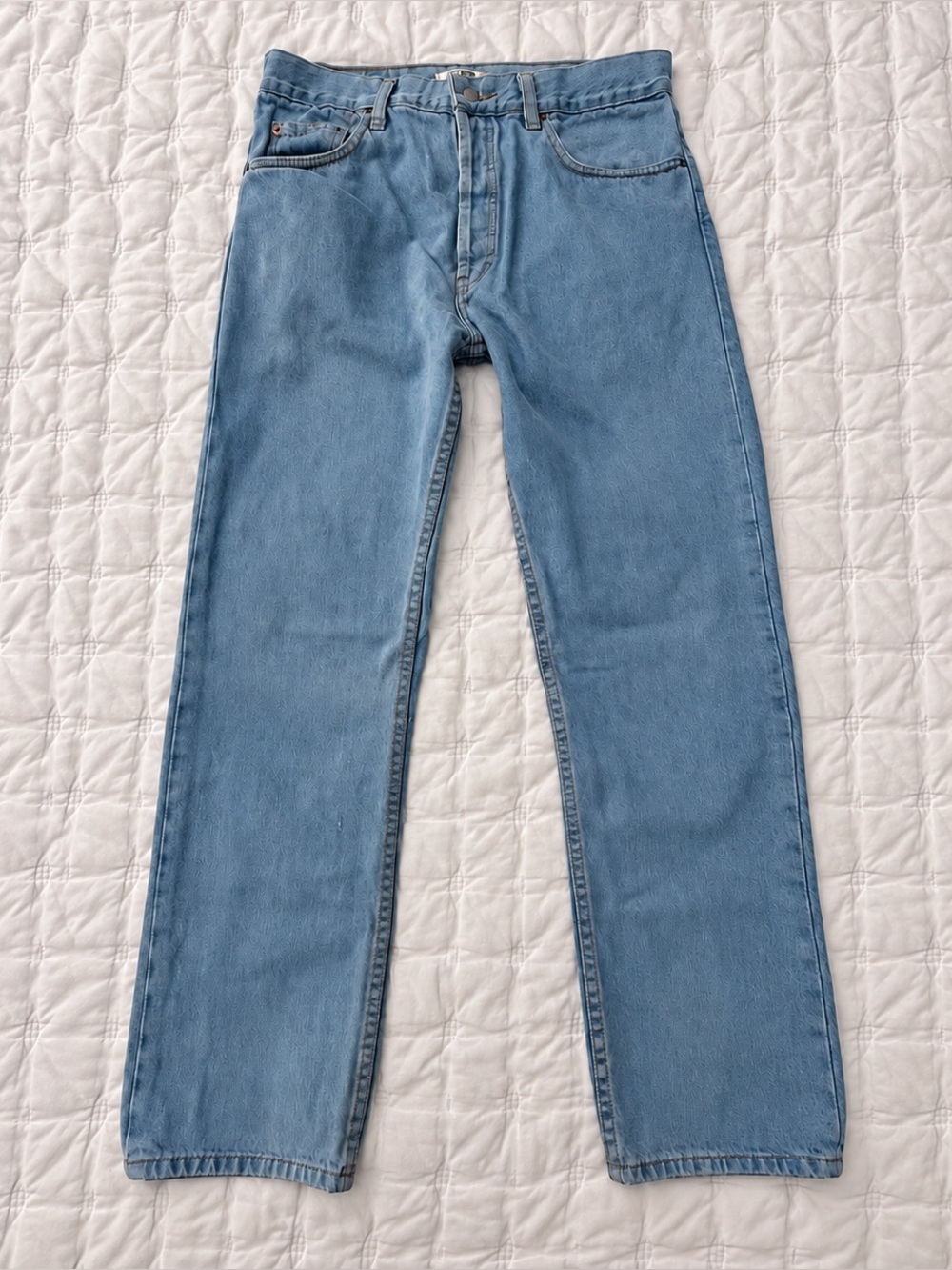 Levi’s Original 501 Blue Jeans Classic Straight Leg Made In USA Vintage 90s